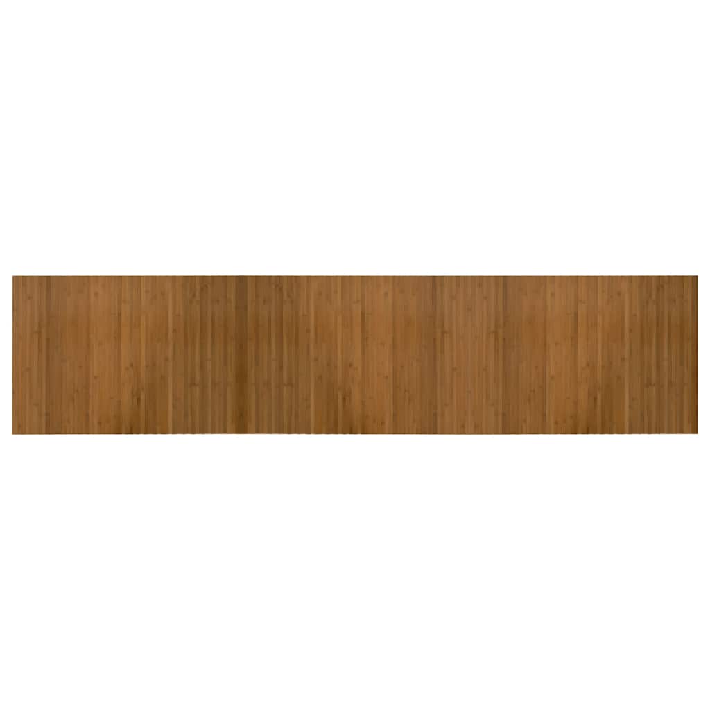 vidaXL Rug Rectangular Brown 70x300 cm Bamboo
