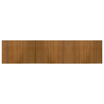 vidaXL Rug Rectangular Brown 70x300 cm Bamboo