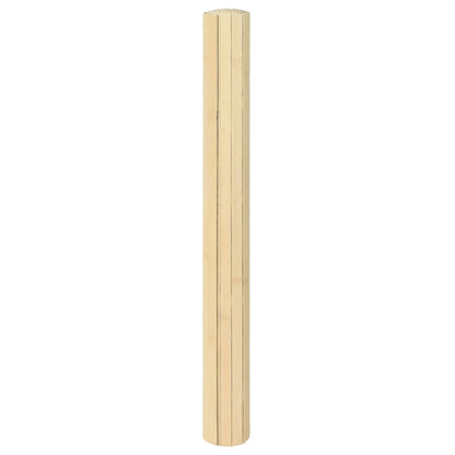 vidaXL Rug Rectangular Light Natural 70x300 cm Bamboo