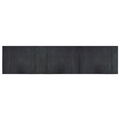 vidaXL Rug Rectangular Grey 70x300 cm Bamboo