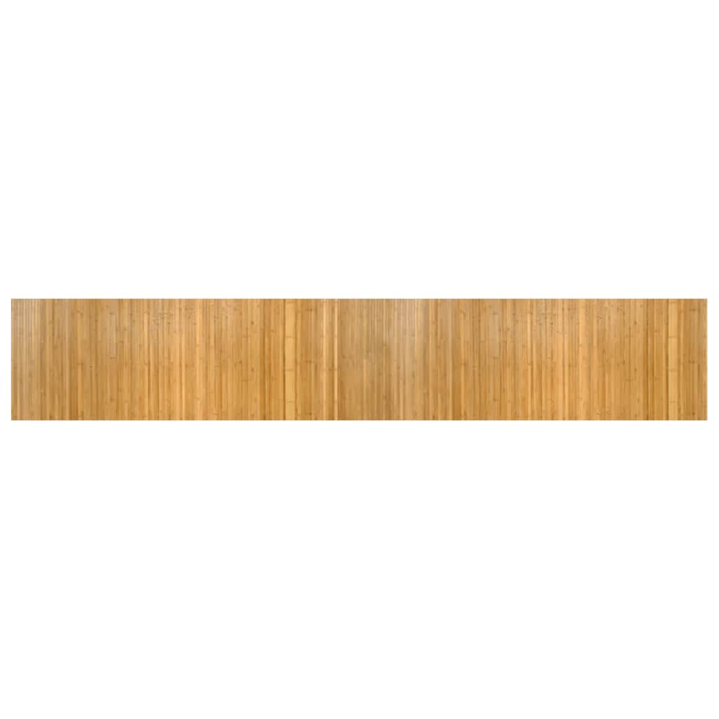 vidaXL Rug Rectangular Nature 70x400 cm Bamboo