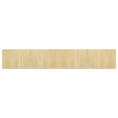 vidaXL Rug Rectangular Light Nature 70x400 cm Bamboo