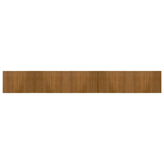 vidaXL Rug Rectangular Brown 70x500 cm Bamboo