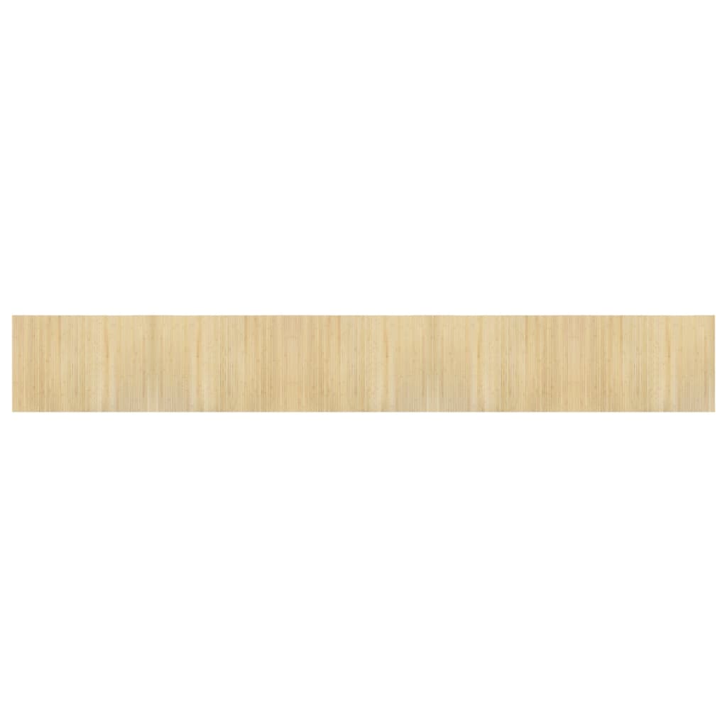vidaXL Rug Rectangular Light Nature 70x500 cm Bamboo