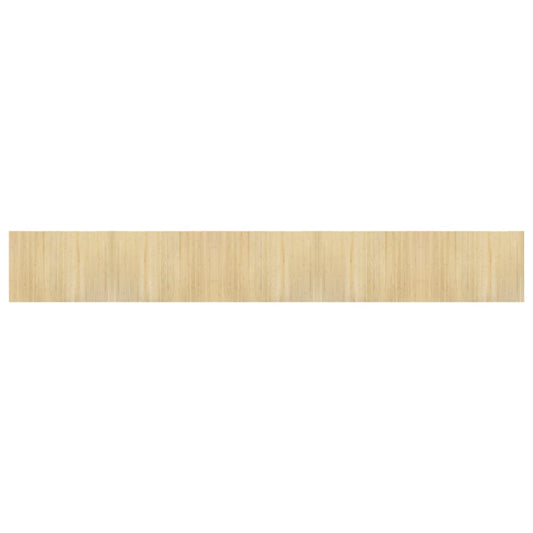 vidaXL Rug Rectangular Light Nature 70x500 cm Bamboo