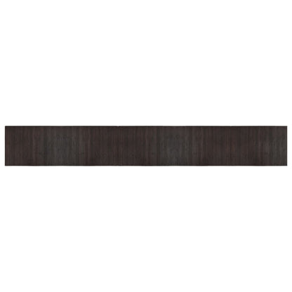 vidaXL Rug Rectangular Dark Brown 70x500 cm Bamboo