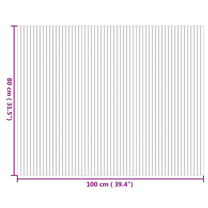 vidaXL Rug Rectangular Nature 80x100 cm Bamboo