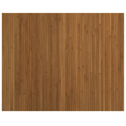 vidaXL Rug Rectangular Brown 80x100 cm Bamboo