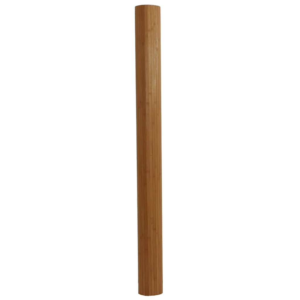 vidaXL Rug Rectangular Brown 80x100 cm Bamboo