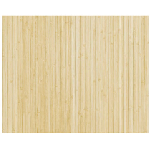 vidaXL Rug Rectangular Light Natural 80x100 cm Bamboo