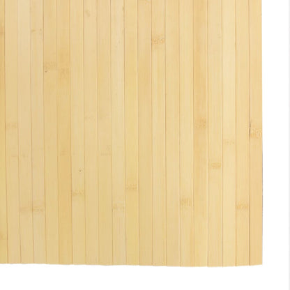 vidaXL Rug Rectangular Light Natural 80x100 cm Bamboo