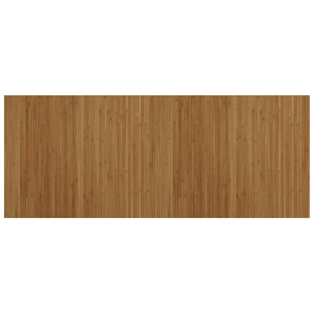 vidaXL Rug Rectangular Brown 80x200 cm Bamboo