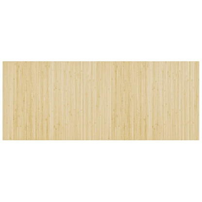 vidaXL Rug Rectangular Light Natural 80x200 cm Bamboo