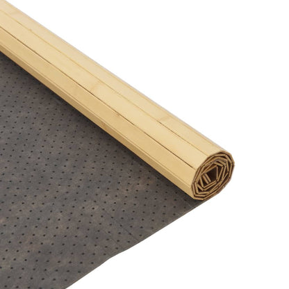 vidaXL Rug Rectangular Light Natural 80x200 cm Bamboo