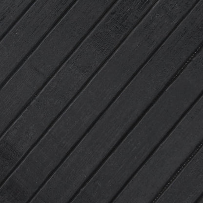 vidaXL Rug Rectangular Grey 80x200 cm Bamboo
