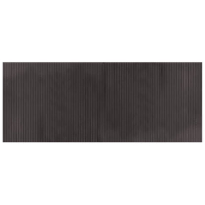 vidaXL Rug Rectangular Dark Brown 80x200 cm Bamboo
