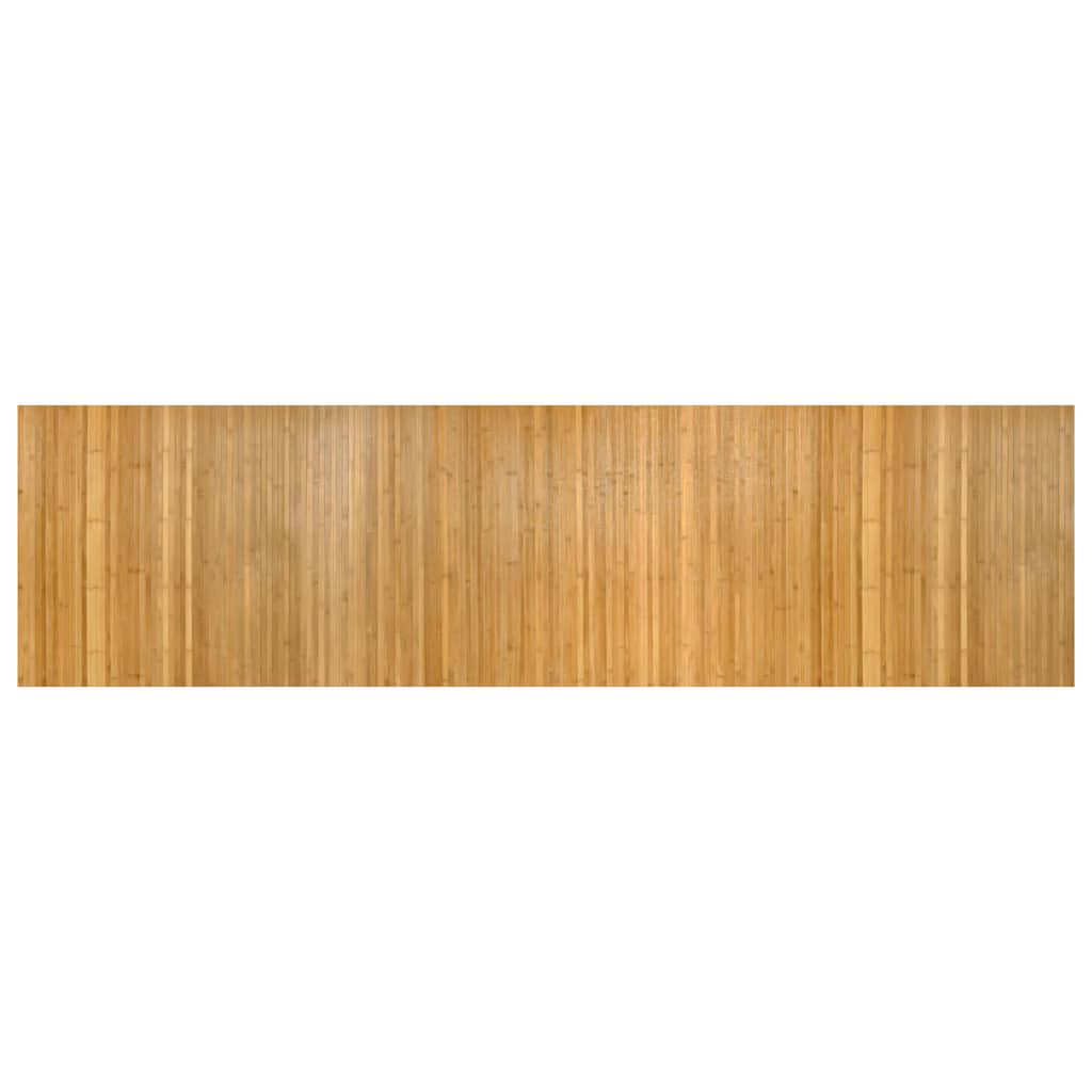 vidaXL Rug Rectangular Natural 80x300 cm Bamboo