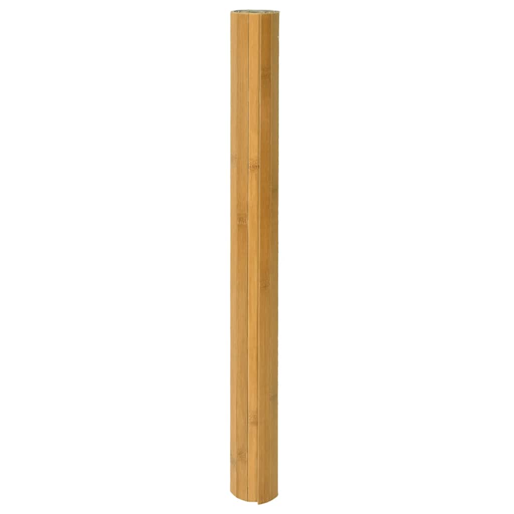 vidaXL Rug Rectangular Natural 80x300 cm Bamboo