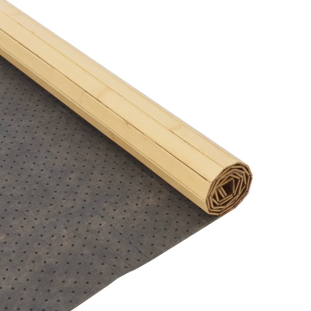 vidaXL Rug Rectangular Light Natural 80x300 cm Bamboo