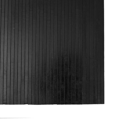 vidaXL Rug Rectangular Black 80x500 cm Bamboo