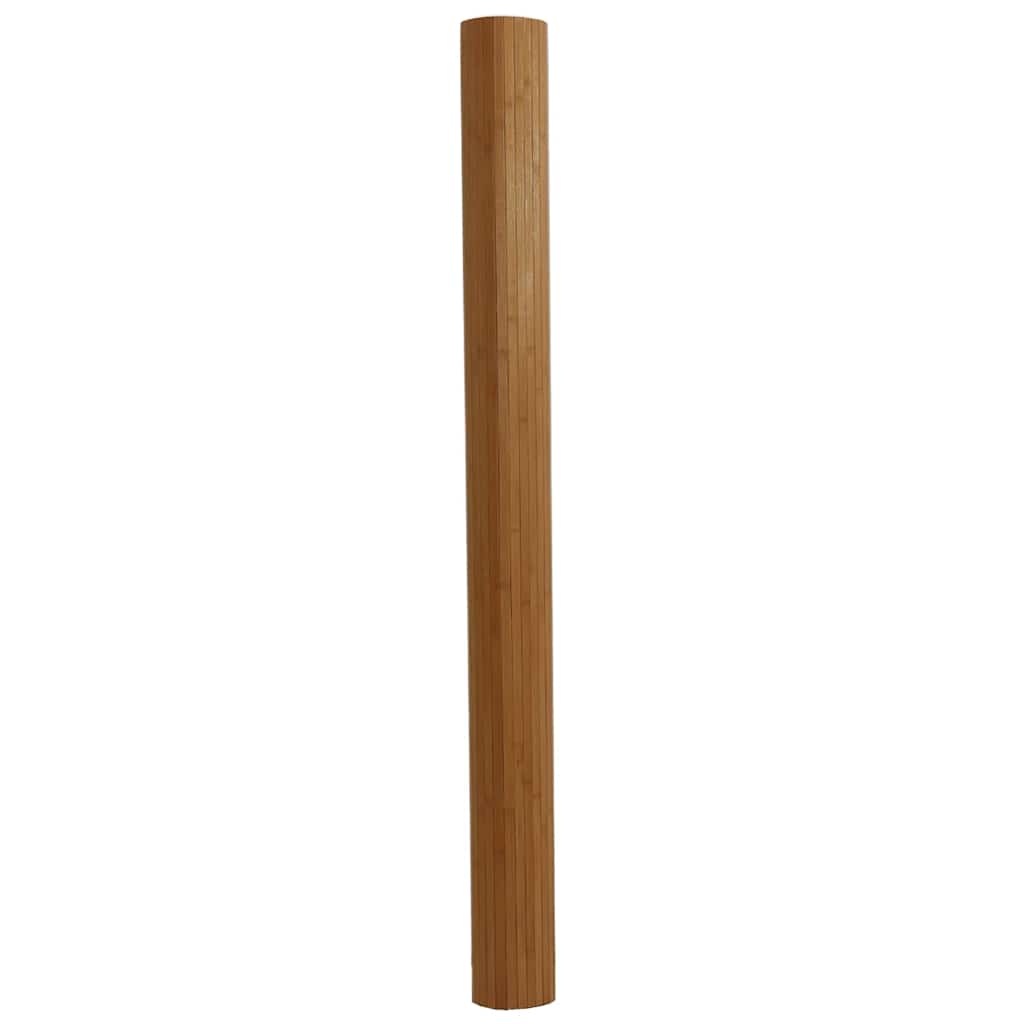 vidaXL Rug Rectangular Brown 80x500 cm Bamboo