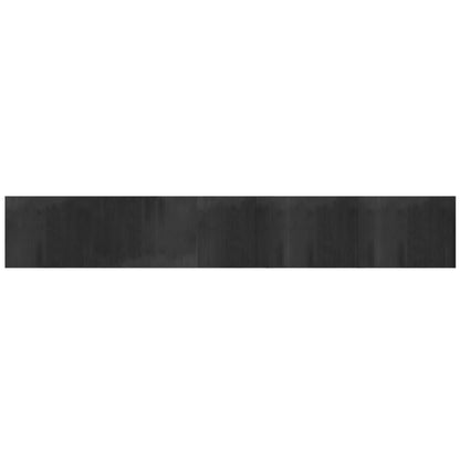 vidaXL Rug Rectangular Grey 80x500 cm Bamboo