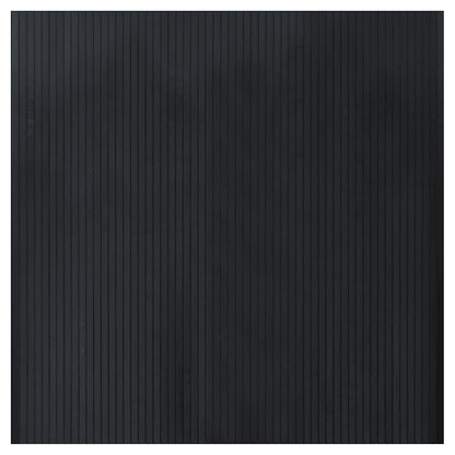 vidaXL Rug Rectangular Black 100x100 cm Bamboo