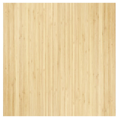 vidaXL Rug Rectangular Light Natural 100x100 cm Bamboo
