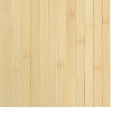 vidaXL Rug Rectangular Light Natural 100x100 cm Bamboo