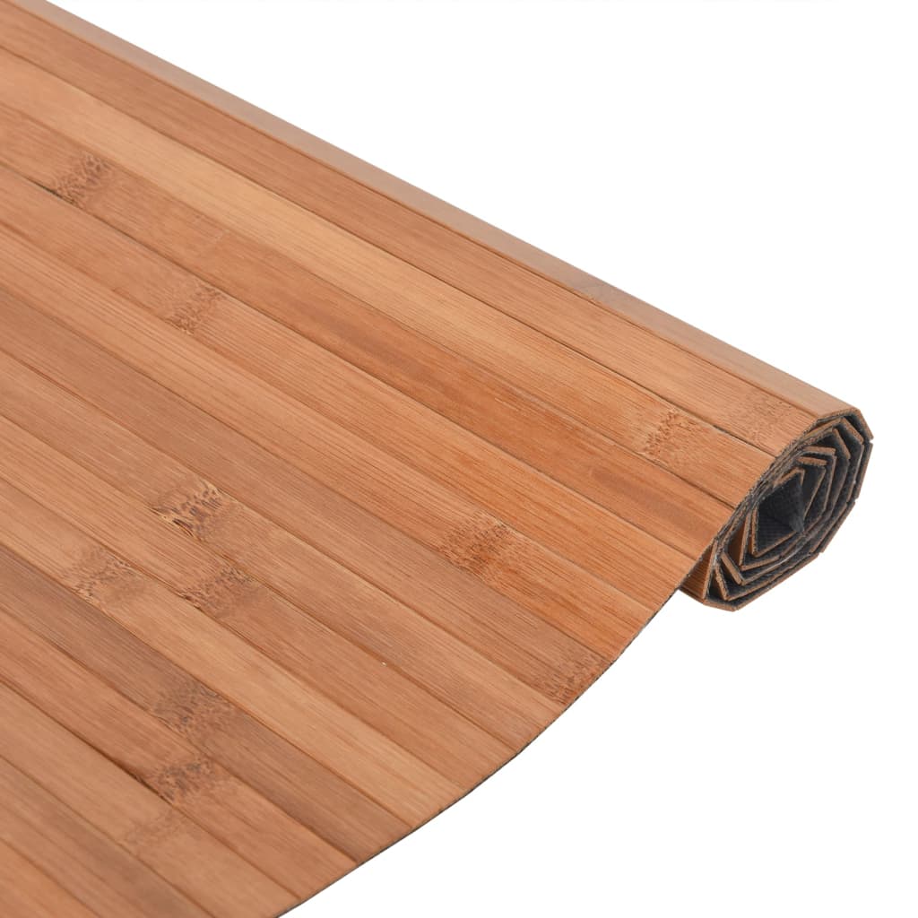 vidaXL Rug Rectangular Nature 100x200 cm Bamboo