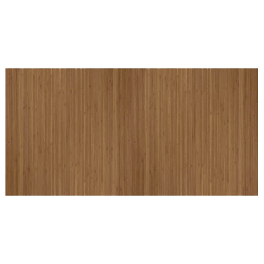 vidaXL Rug Rectangular Brown 100x200 cm Bamboo