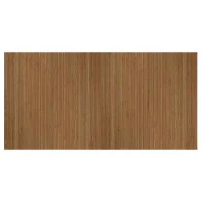 vidaXL Rug Rectangular Brown 100x200 cm Bamboo