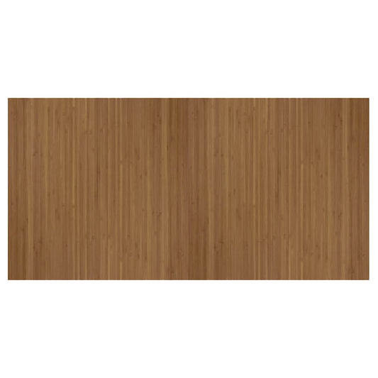 vidaXL Rug Rectangular Brown 100x200 cm Bamboo