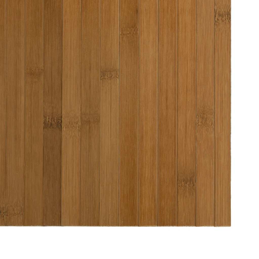 vidaXL Rug Rectangular Brown 100x200 cm Bamboo