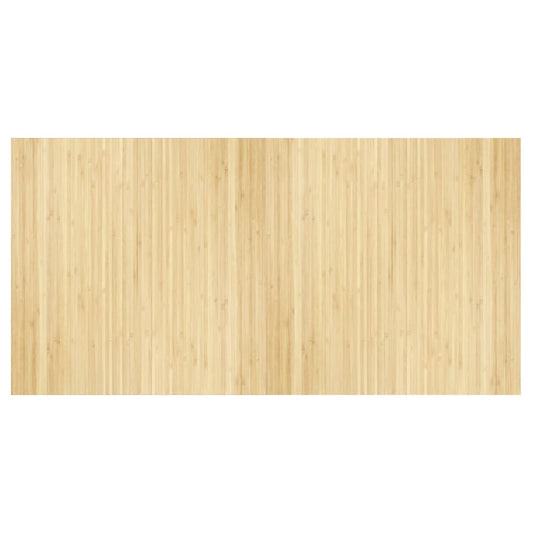vidaXL Rug Rectangular Light Nature 100x200 cm Bamboo