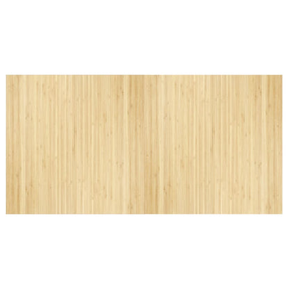 vidaXL Rug Rectangular Light Natural 100x200 cm Bamboo
