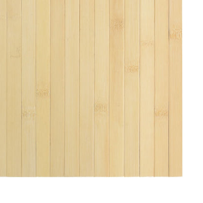 vidaXL Rug Rectangular Light Natural 100x200 cm Bamboo