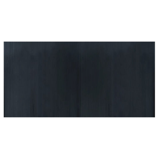 vidaXL Rug Rectangular Grey 100x200 cm Bamboo