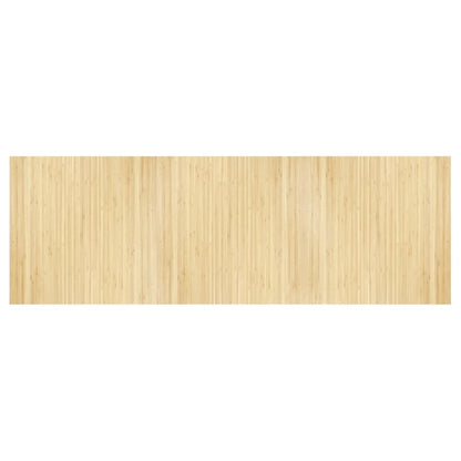vidaXL Rug Rectangular Light Natural 100x300 cm Bamboo