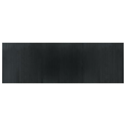 vidaXL Rug Rectangular Grey 100x300 cm Bamboo