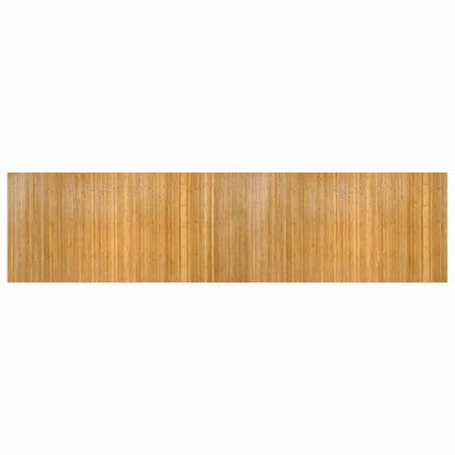 vidaXL Rug Rectangular Natural 100x400 cm Bamboo