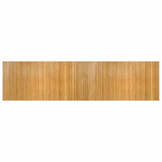 vidaXL Rug Rectangular Natural 100x400 cm Bamboo