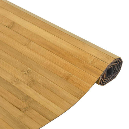 vidaXL Rug Rectangular Natural 100x400 cm Bamboo