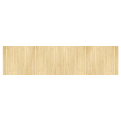 vidaXL Rug Rectangular Light Nature 100x400 cm Bamboo