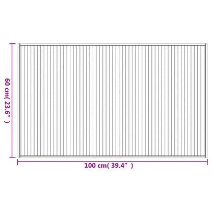 vidaXL Rug Rectangular Black 60x100 cm Bamboo
