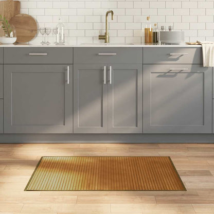 vidaXL Rug Rectangular Brown60x100 cm Bamboo