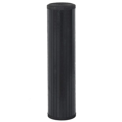 vidaXL Rug Rectangular Black 60x200 cm Bamboo