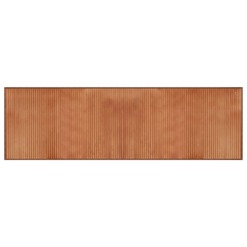 vidaXL Rug Rectangular Brown60x200 cm Bamboo