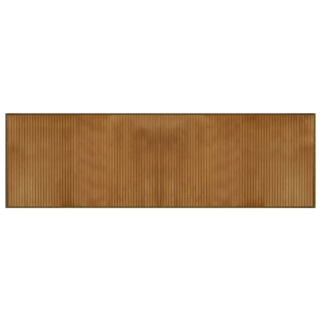 vidaXL Rug Rectangular Brown 60x200 cm Bamboo