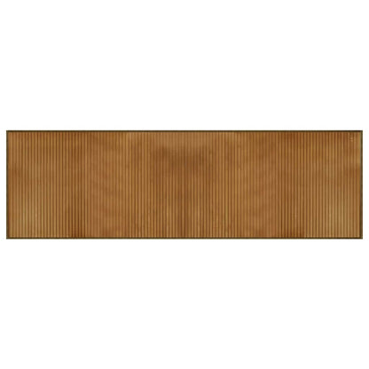 vidaXL Rug Rectangular Brown 60x200 cm Bamboo